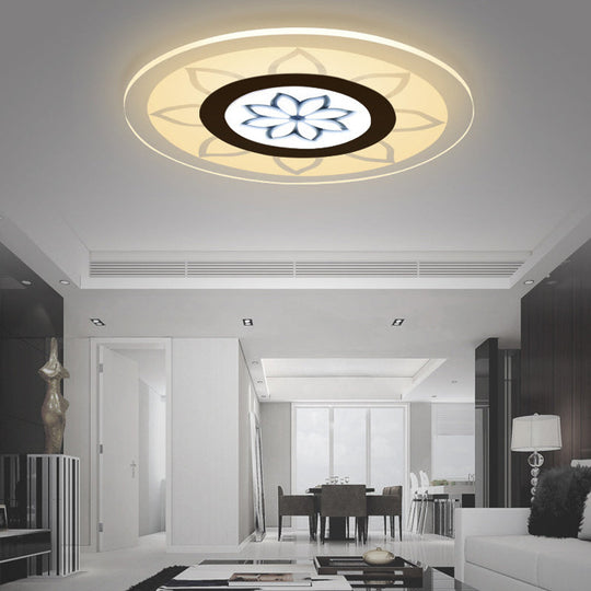 Blossom Acrylic Led Flushmount Ceiling Lamp In Warm/White 8/16.520.5 Wide