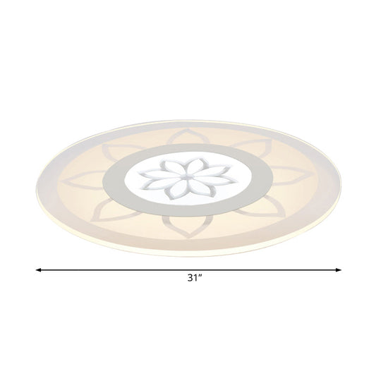 Blossom Acrylic Led Flushmount Ceiling Lamp In Warm/White 8/16.520.5 Wide