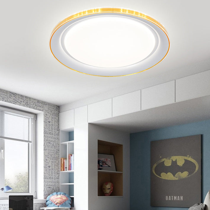 Macaron Modern Ceiling Mount LED Light with Acrylic Undertint - Ideal for Office