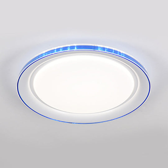 Macaron Modern Ceiling Mount LED Light with Acrylic Undertint - Ideal for Office