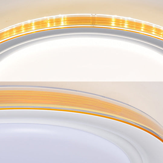 Macaron Modern Ceiling Mount LED Light with Acrylic Undertint - Ideal for Office