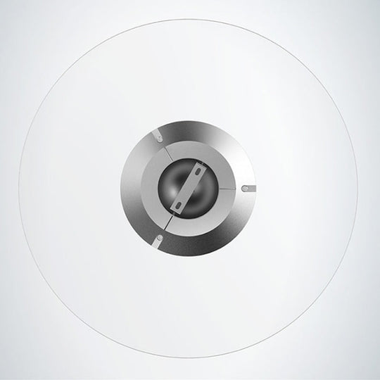 Plafonnier LED élégant à disque transparent pour salle à manger