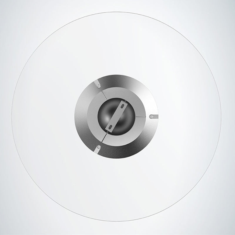 Sleek Led Acrylic Pendant Ceiling Light For Dining Room - Clear Disc Design