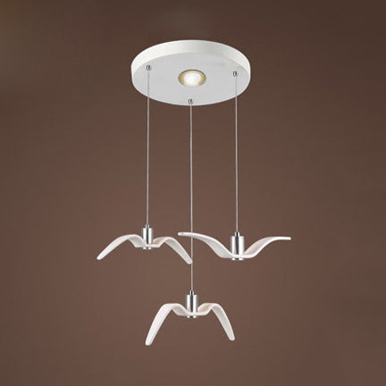 Art Deco Seagull Pendant Light for Children's Room