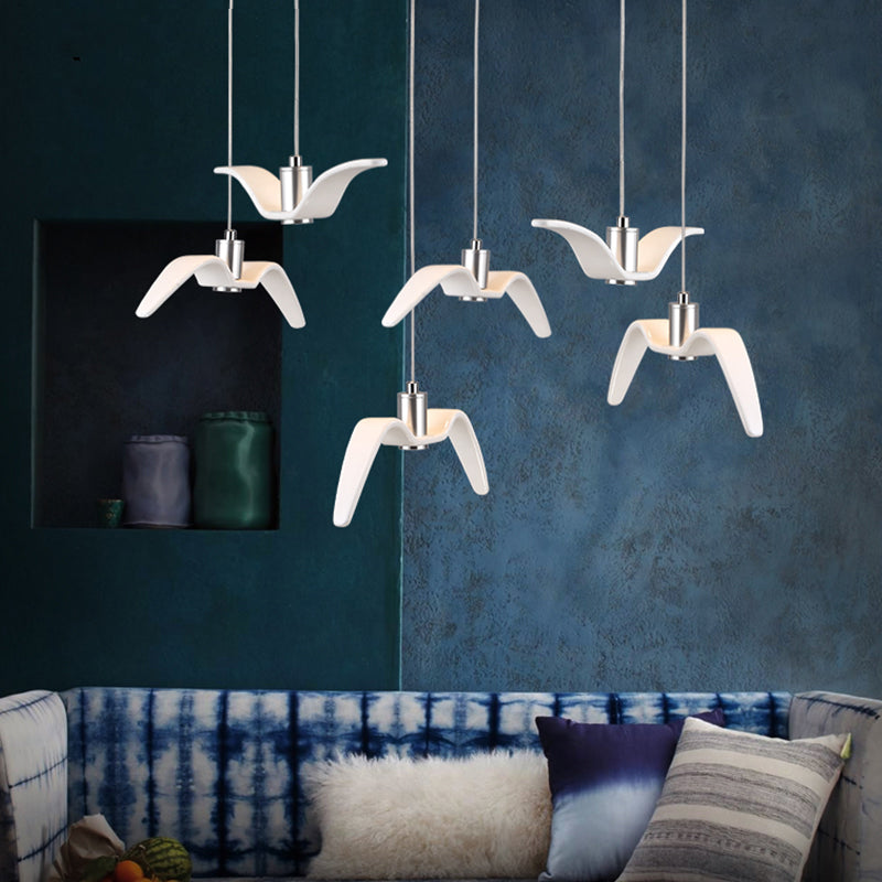 Art Deco Seagull Pendant Light for Children's Room