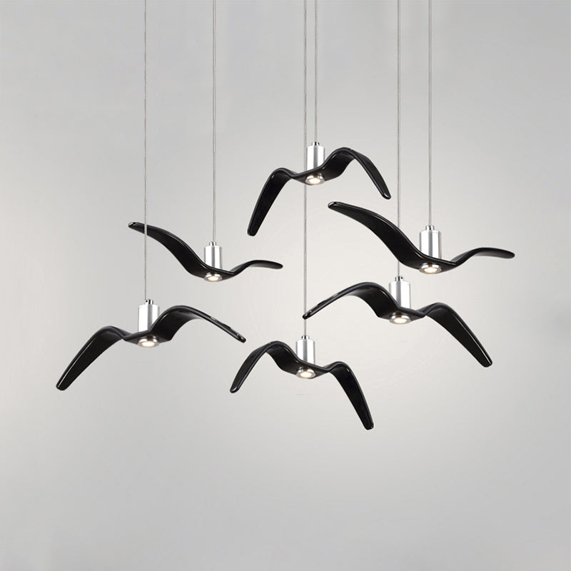 Art Deco Seagull Pendant Light for Children's Room