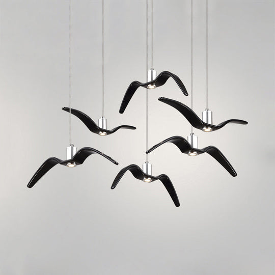 Art Deco Seagull Pendant Light for Children's Room