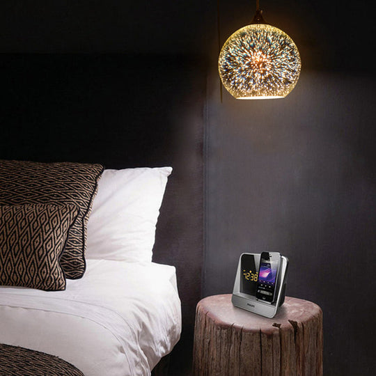 Modern Mini Pendant Light With Glass Shade - Ideal For Bars And Cafes