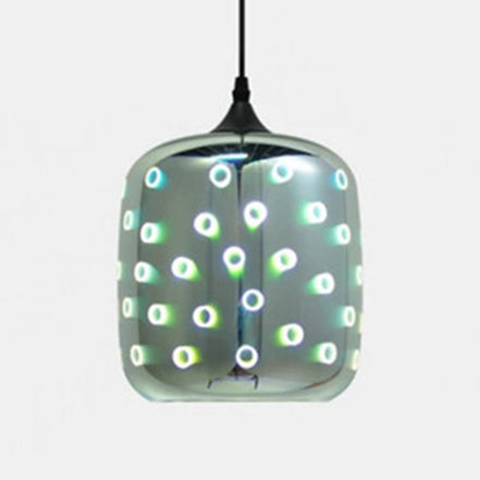 Modern Glass Orb Pendant Light for Bar & Cafe with Single Hanging Head