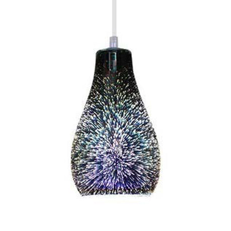 Modern Glass Orb Pendant Light for Bar & Cafe with Single Hanging Head