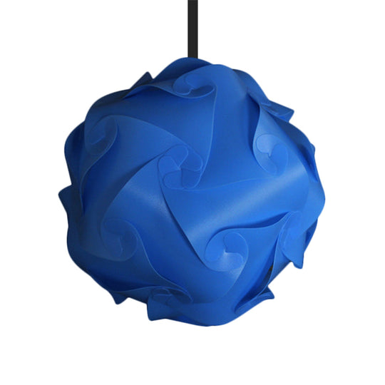 Contemporary Hanging Globe Lamp Set - White/Red/Pink 1-Light Acrylic Ceiling Pendant Light 8/9/10