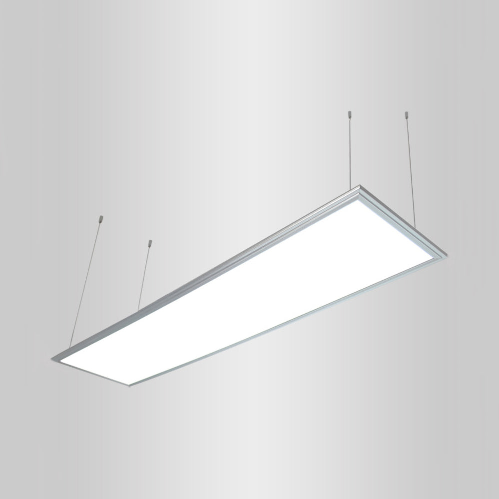 Simplicity Led Metal Pendant Light - White Acrylic Diffuser Square/Rectangular Shape 3 Sizes