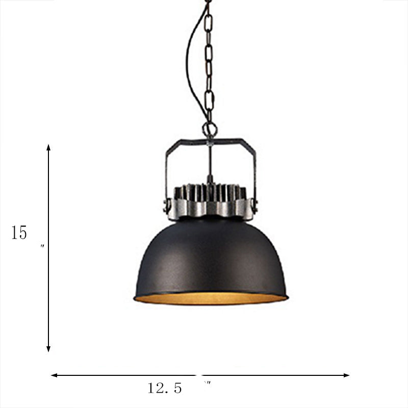 Industrial Metal Dome Shade Pendant Light For Restaurant Home Lighting