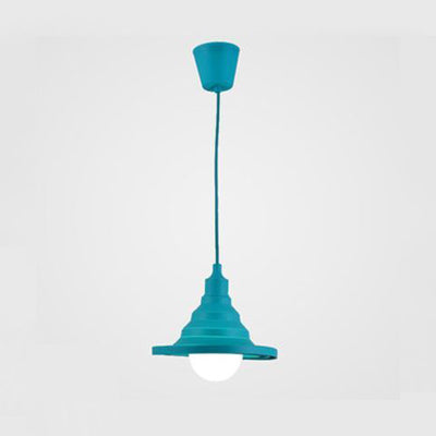 Silica Gel Babel Pendant Light – Modern & Foldable Hanging Lamp in Multi Colors