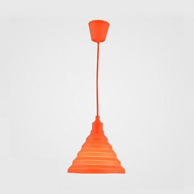 Silica Gel Babel Pendant Light – Modern & Foldable Hanging Lamp in Multi Colors