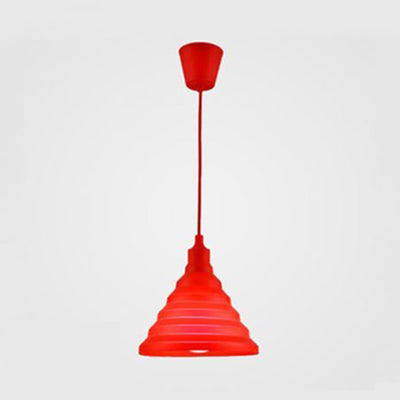 Silica Gel Babel Pendant Light – Modern & Foldable Hanging Lamp in Multi Colors