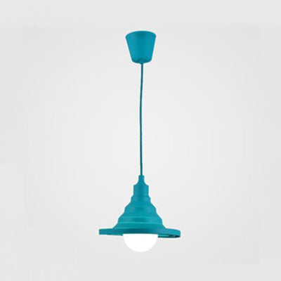 Silica Gel Babel Pendant Light – Modern & Foldable Hanging Lamp in Multi Colors