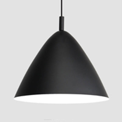 Minimalistic Pyramid Hanging Light in Monochrome Tones - Ideal for Study Room Décor"

or

"Modern Metallic Single Bulb Pendant Light - Sleek Monochrome Design for Study Room