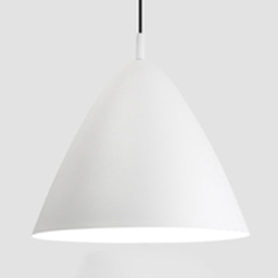 Minimalistic Pyramid Hanging Light in Monochrome Tones - Ideal for Study Room Décor"

or

"Modern Metallic Single Bulb Pendant Light - Sleek Monochrome Design for Study Room