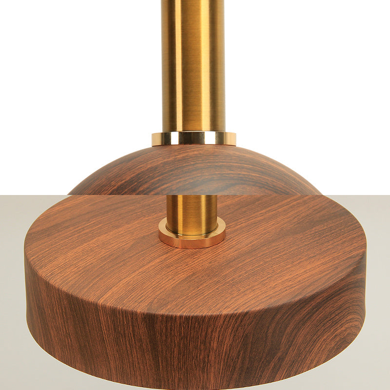 Stylish Wood Pendant Light for Bedroom or Porch - Small, Brown, and Modern