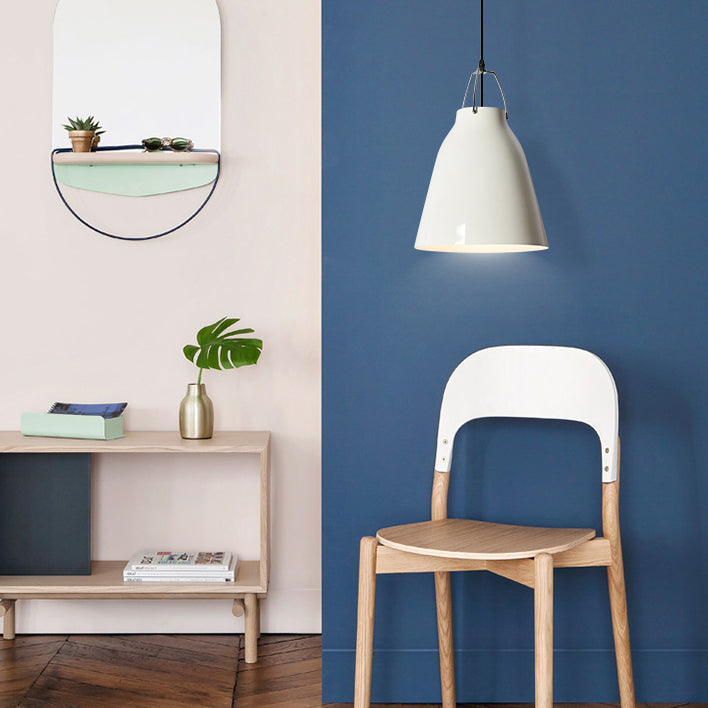 Stylish Monochrome Pendant Light: Sleek And Simple Design Aluminum Hanging Light For Kitchen - 8/16