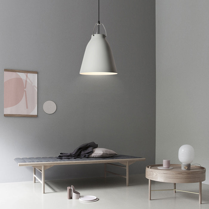 Minimalist Monochrome Pendant Light: Stylish 8/16 Inch Wide Aluminum Hanging Light with Bucket Shade for Kitchen