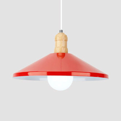 Coolie Shade Pendant Light: Stylish Metal Hanging Lamp for Kitchen/Dining Room