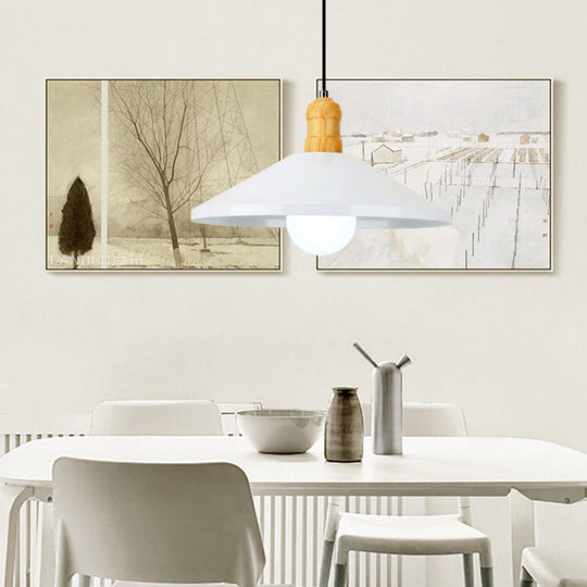 Contemporary Metal Coolie Pendant Light Ideal For Kitchen Or Dining Room Décor