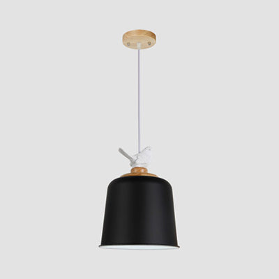 Modern Bird Aluminum Pendant Light with Empire Shade - Perfect for Porch
