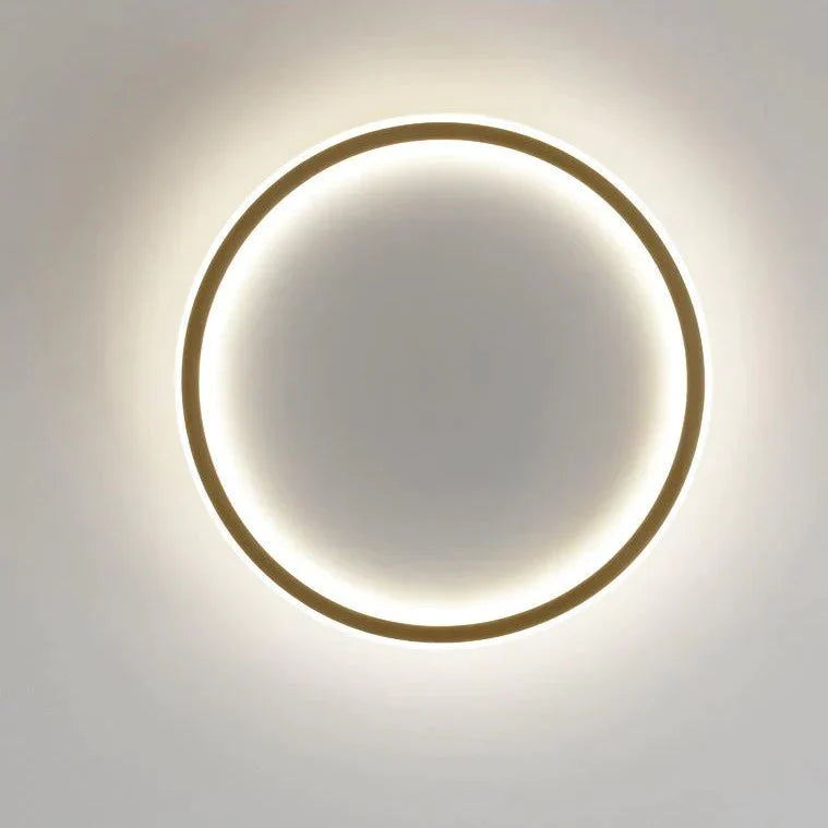 Nouveau plafonnier simple à LED en cuivre pour chambre à coucher