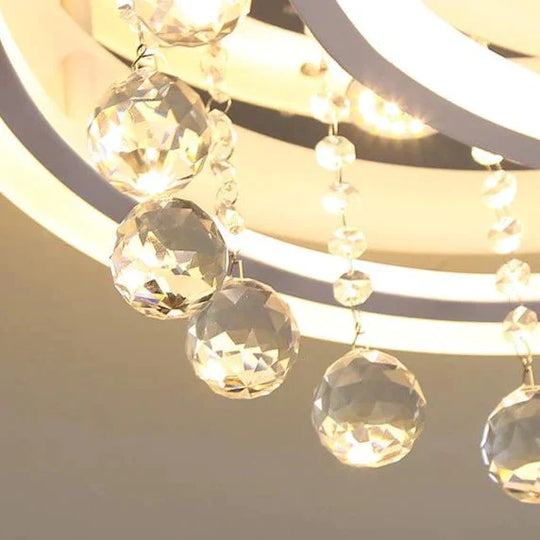 Nouvelle lampe de chambre créative Star Moon Led Plafonnier