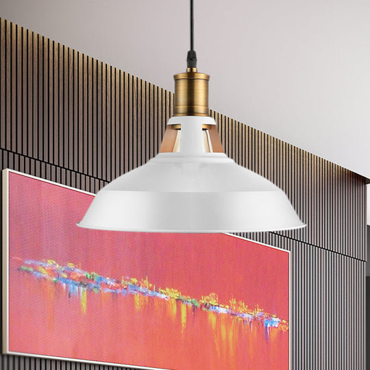 Farmhouse Style Dining Room Ceiling Light Fixture In Black/White/White Pendant Lighting