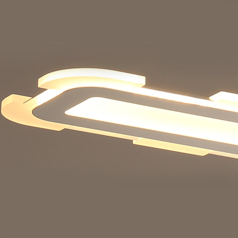 Modern LED Pendant Light with Acrylic Shade - 16"/23.5"/31.5" Width - Warm/White Light - Ideal for Kitchen Island