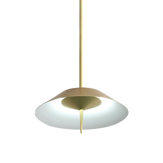 Metal Nordic Style Pendant Light - Black/Copper/Gold Cone Shade, Perfect for Dining Rooms