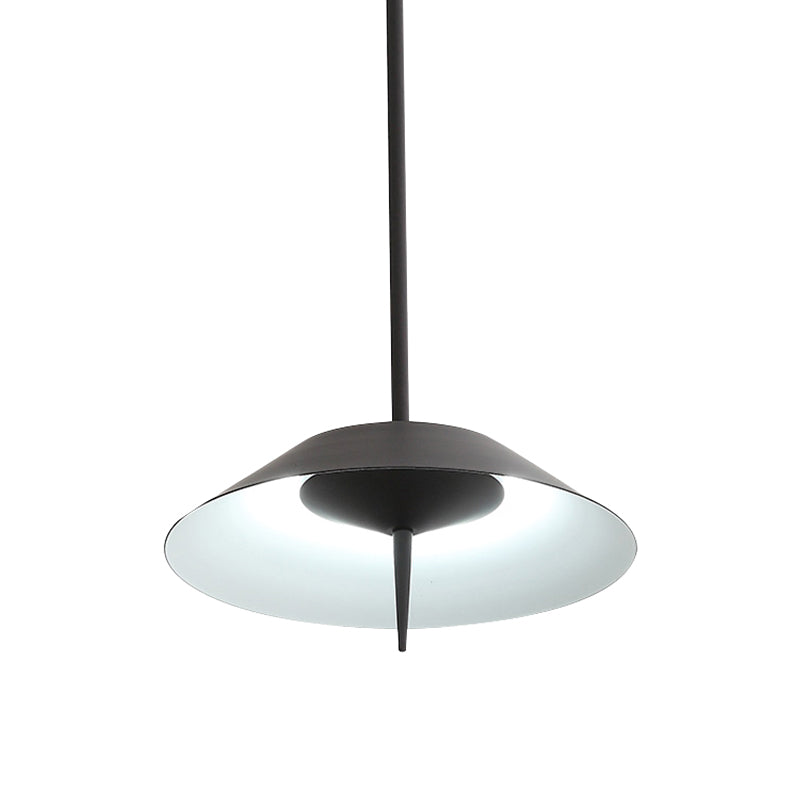 Metal Nordic Style Pendant Light - Black/Copper/Gold Cone Shade, Perfect for Dining Rooms