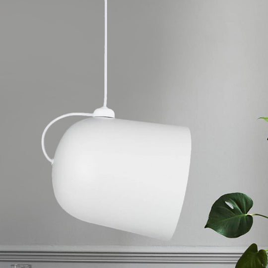 Lampe à suspension Nordic Dome - Noir/Blanc/Gris, mobile et en métal - Parfait pour l'éclairage de la salle à manger