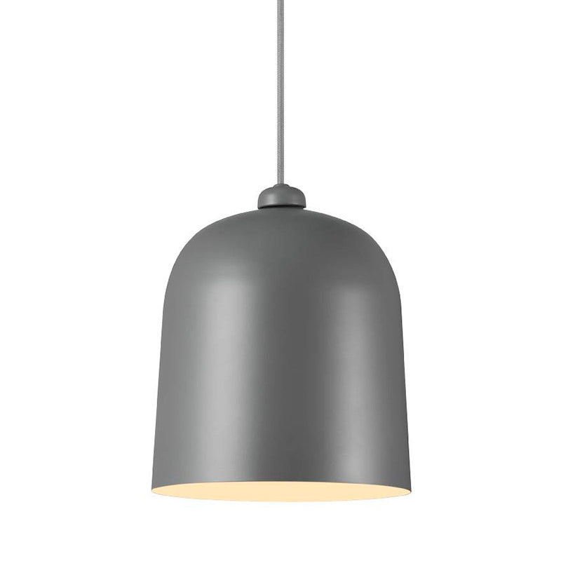 Lampe à suspension Nordic Dome - Noir/Blanc/Gris, mobile et en métal - Parfait pour l'éclairage de la salle à manger