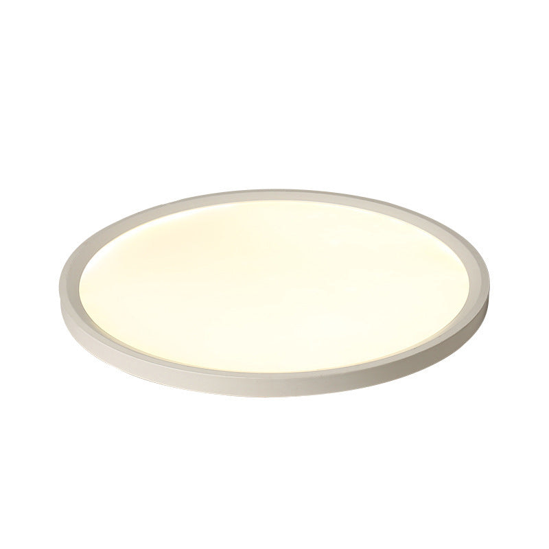 Sleek and Modern Acrylic LED Flush Mount Ceiling Light Fixture in Warm/White Light, Multiple Sizes Available