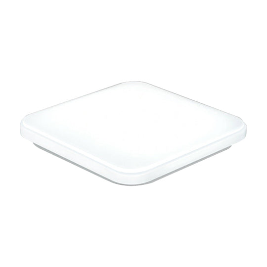 Nordic LED Ceiling Flush Mount Light - White Square Flush Lamp with Acrylic Shade (12"/15"/18") for Bedroom