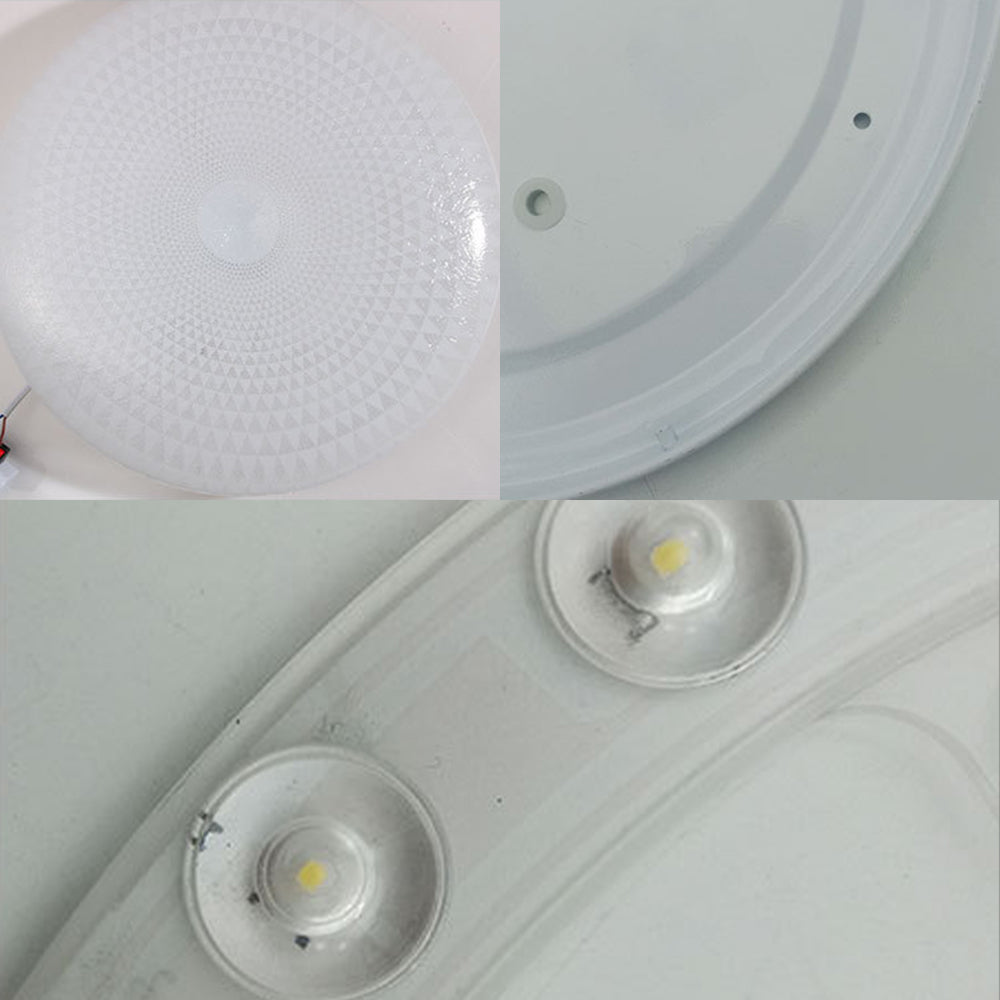 Modern Acrylic LED Ceiling Light Fixture in Warm/White/Natural Light – 15"/19" Dia