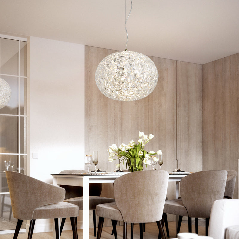 Contemporary Crystal LED Ceiling Light for Dining Room