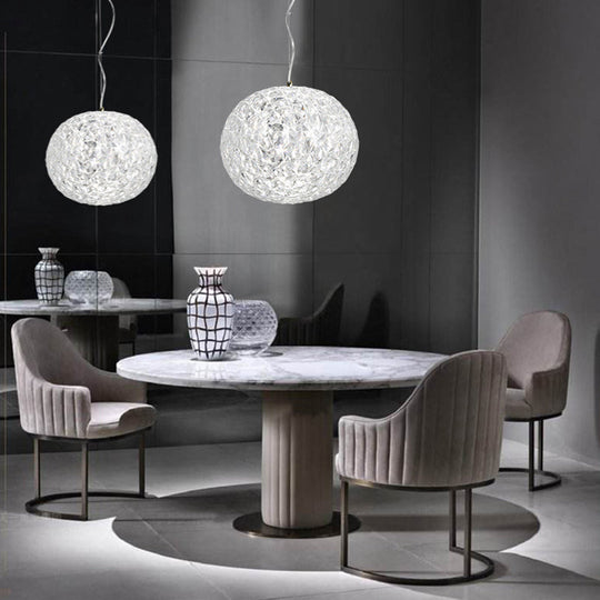 Contemporary Crystal LED Ceiling Light for Dining Room