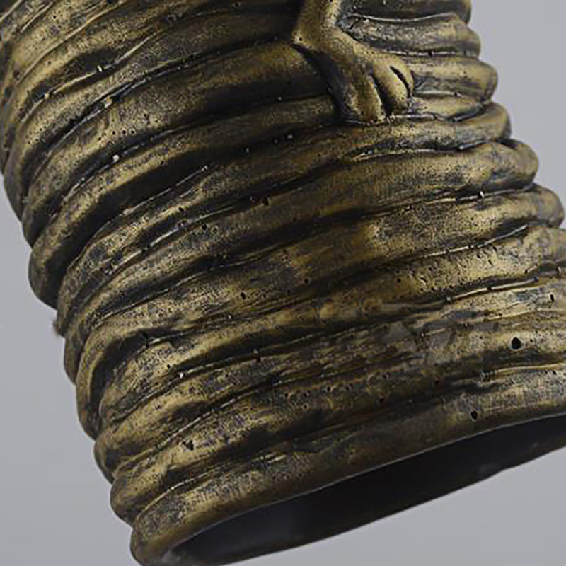 Frog Deco Industrial Pendant Light in Brass/Black/Grey for Bars - Cement and Resin Lamp