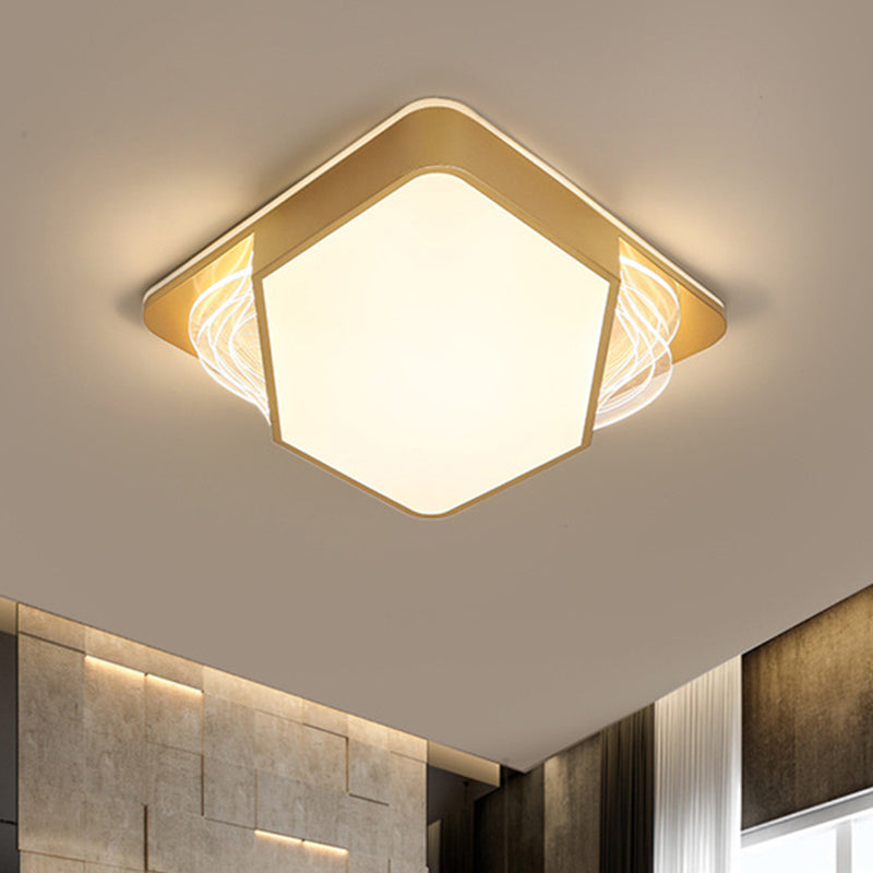 Contemporary Gold Flush Mount Led Ceiling Light In Warm/White 18/21.5/35.5 Width

Or

Modern - Width