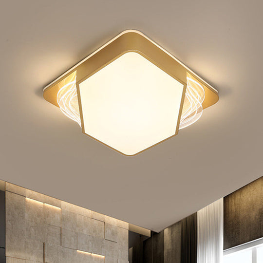 Contemporary Gold Flush Mount Led Ceiling Light In Warm/White 18/21.5/35.5 Width

Or

Modern - Width