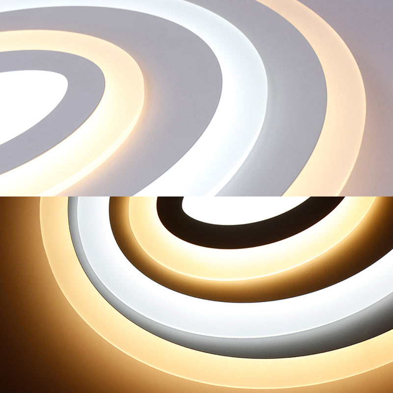 16"/19.5/25.5" Wide Oval Acrylic Flush Lamp - Contemporary LED White Flush Mount Ceiling Fixture - Warm/White Light" 

Enhanced title: "Wide Oval Acrylic Flush Lamp - LED White Flush Mount Ceiling Fixture - Warm/White Light