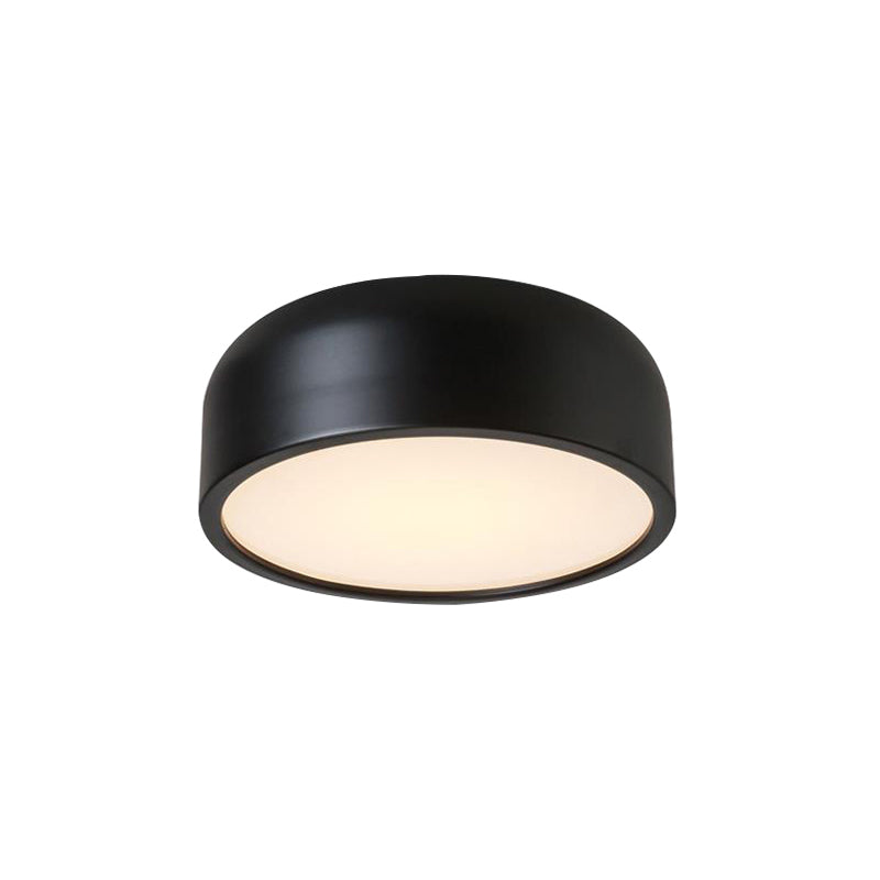 LED Flush Mount Ceiling Light for Modern Bedroom with Acrylic Dome Shade