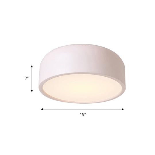 Nordic Led Ceiling Light For Kids Bedroom With Acrylic Dome Shade
