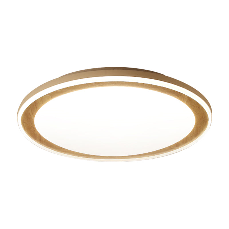 White LED Flush Ceiling Light - Modern & Simple Acrylic Lamp for Study Room & Kitchen