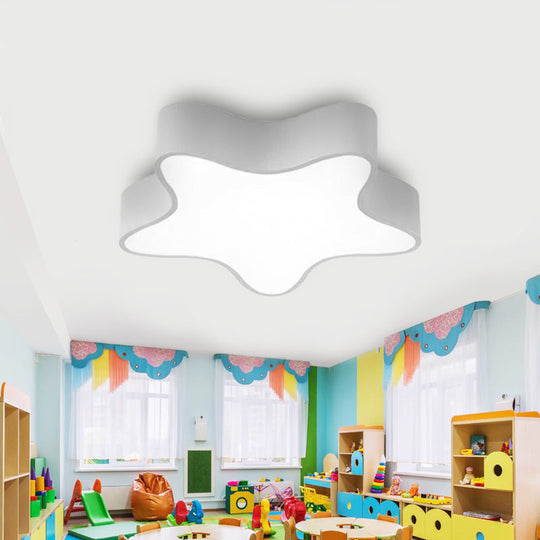 Contemporary Star Ceiling Light for Boys and Girls Bedroom